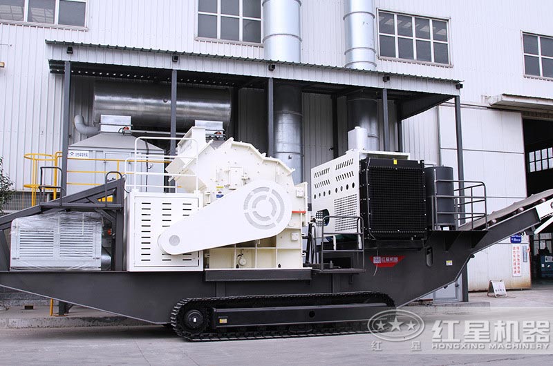 設(shè)備實拍——履帶式移動制沙機英姿颯爽 設(shè)備實拍——履帶式移動制沙機英姿颯爽