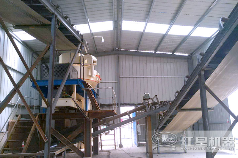 室內機制砂生產(chǎn)線實拍