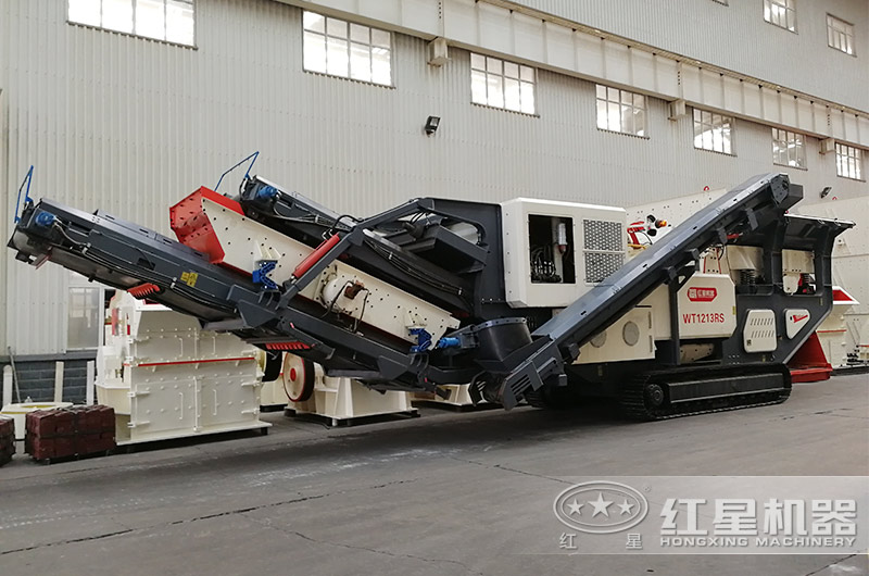 花崗巖石制砂、場地有限怎么辦？這臺移動制沙機幫你搞定