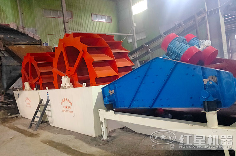 時(shí)產(chǎn)160噸洗沙機(jī)型號有哪些？搭配脫水篩減少細(xì)沙流失