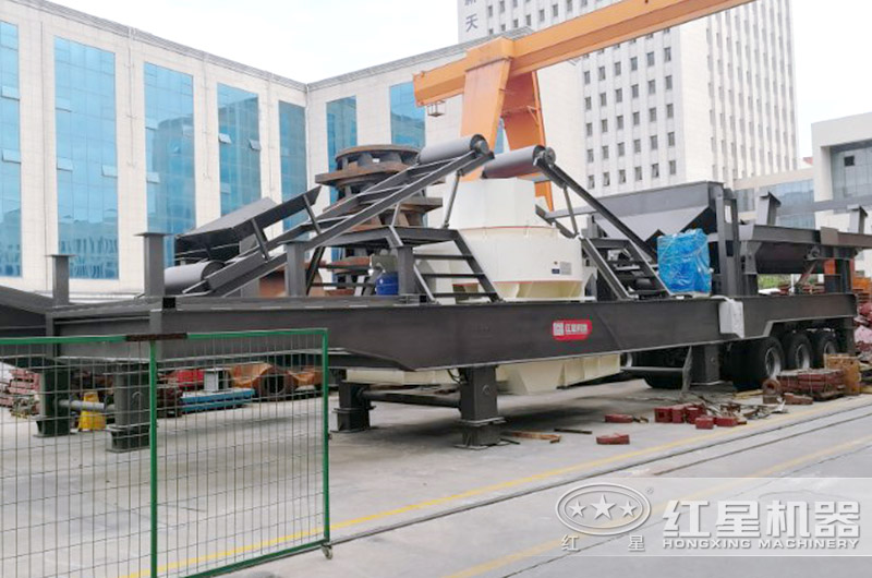 移動(dòng)式制砂機(jī)，轉(zhuǎn)場(chǎng)方便的河石制砂機(jī)