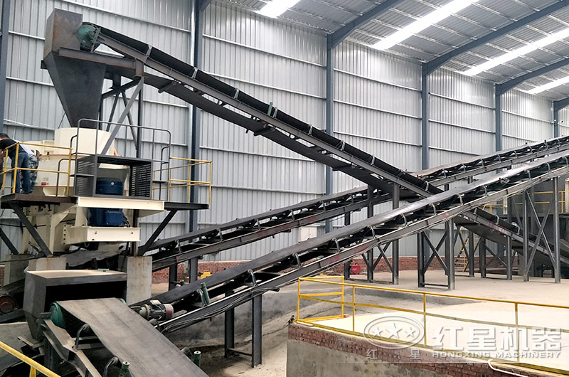 VSI制砂機(jī)現(xiàn)場實拍，室內(nèi)生產(chǎn)更環(huán)保