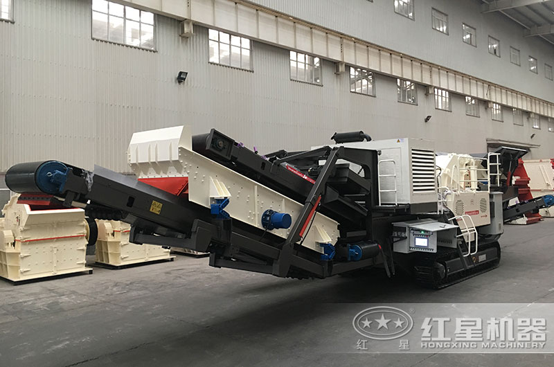 移動式煤矸石制砂設備，移動式破碎站
