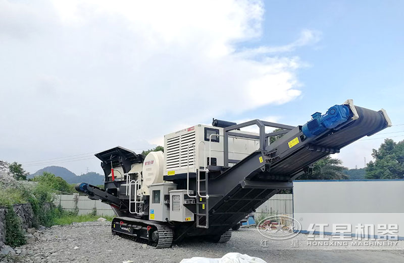 紅星機(jī)器移動破碎站可定制 紅星機(jī)器移動破碎站可定制