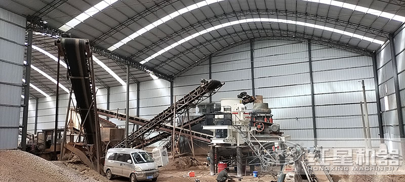 碎沙機(jī)設(shè)備多少錢(qián)一套，一天能生產(chǎn)多少？