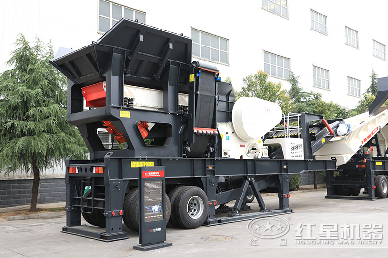 一小時產(chǎn)500噸石子的移動碎石機價格是多少，有沒有現(xiàn)場視頻