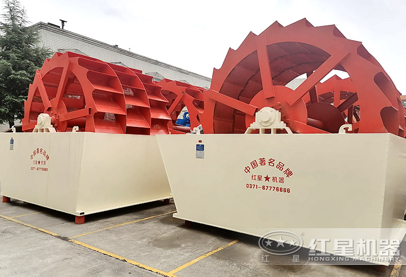 輪式小型砂石分離機多少錢一臺，帶生產(chǎn)線案例